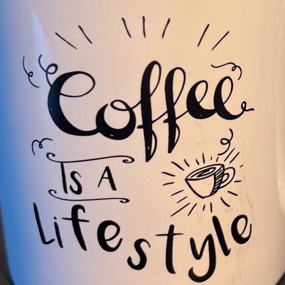 Royal Norfolk COFFEE IS A LIFESTYLE Ceramic Mug - Picture 2 of 6
